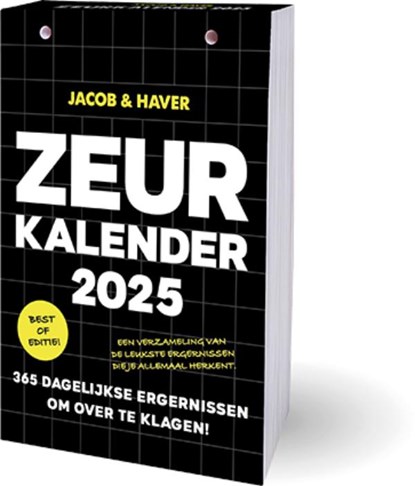 Zeurkalender - 2025, Interstat - Paperback - 9789464326949