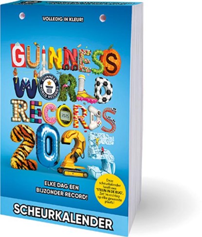 Guiness World Records scheurkalender - 2025, Interstat - Paperback - 9789464327144