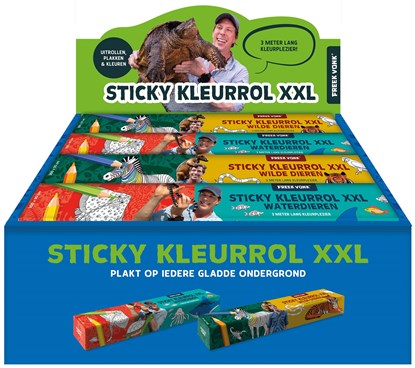 Display Freek Vonk Sticky Kleurrollen (12 stuks), niet bekend - Overig - 9789464327656