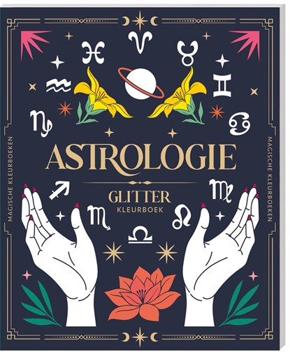 Magisch glitterkleurboek - Astrologie, Interstat - Paperback - 9789464327939