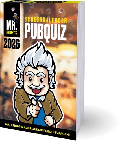 Mr. Bright's Pubquiz scheurkalender 2026, Mr Bright - Paperback - 9789464328295