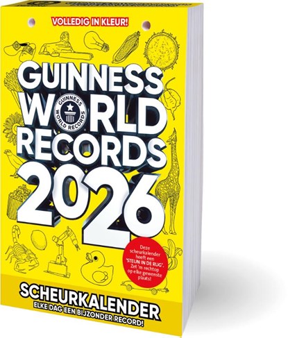 Guiness Book of World Records scheurkalender 2026, Guinness World records - Paperback - 9789464328363