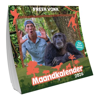 Freek Vonk Amerikaanse kalender - 2026, Freek Vonk - Gebonden - 9789464328455