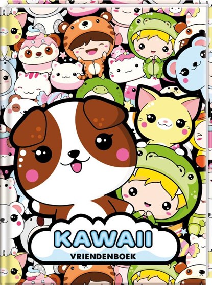 Vriendenboek - Kawaii, Interstat - Gebonden - 9789464328462