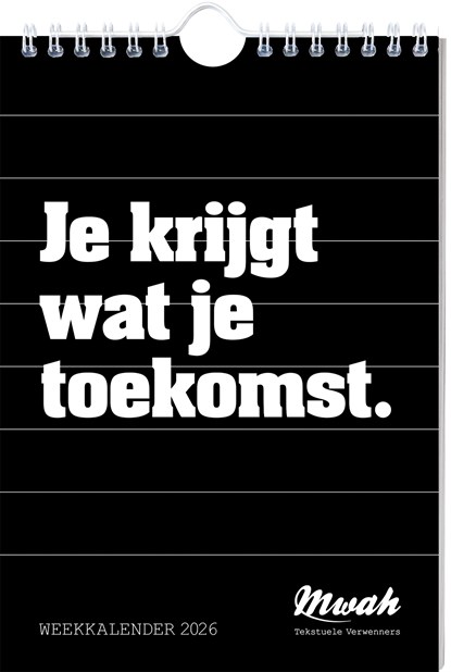 Mwah weekkalender 2026, Mwah - Gebonden - 9789464328813