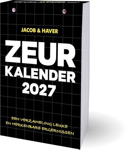 Zeurkalender - 2027, Jacob en Haver - Paperback - 9789464329537