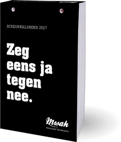 Mwah scheurkalender - 2027, Mwah - Paperback - 9789464329568