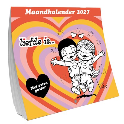 Liefde is… maandkalender - 2027, Liefde is - Gebonden - 9789464329667