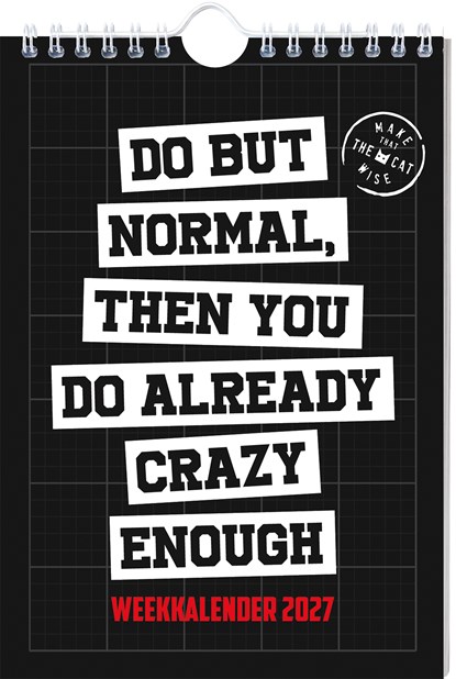 Make that the cat wise weekkalender- 2027, Jacob & Haver - Gebonden - 9789464329704