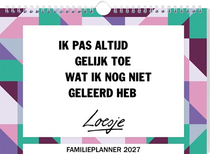 Loesje familieplanner - 2027, Loesje - Gebonden - 9789464329810