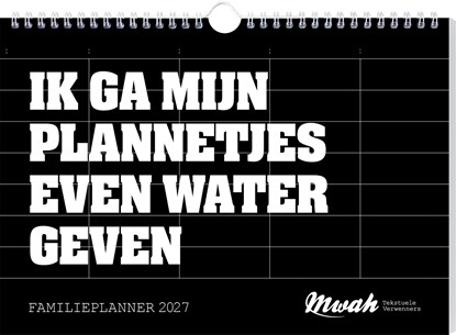 Mwah familieplanner - 2027, Interstat - Gebonden - 9789464329827