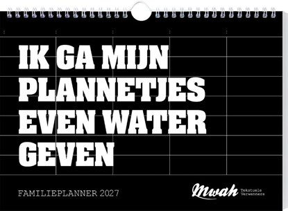 Mwah familieplanner - 2027, Interstat - Gebonden - 9789464329827
