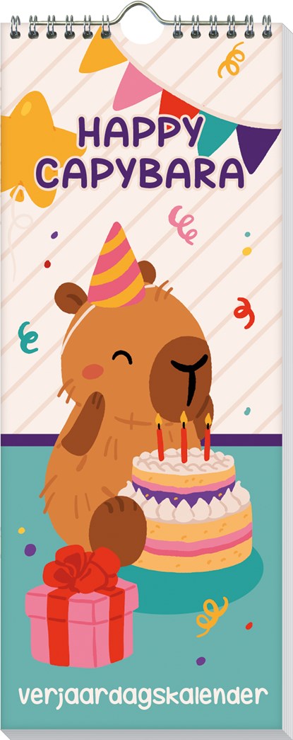 Verjaardagskalender - Capybara, Interstat - Gebonden - 9789464329957