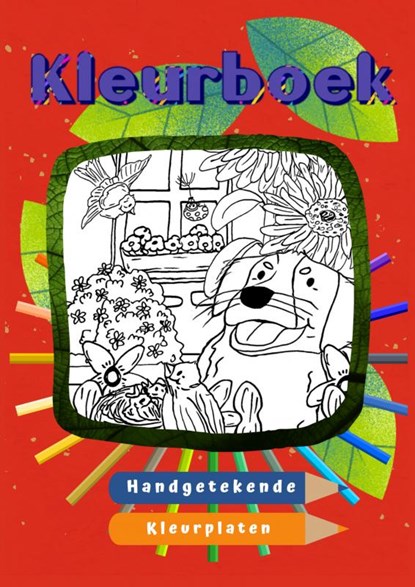 Kleurboek - Met heel veel leuke dieren om in te kleuren !, Mieke Stevens - Paperback - 9789464354348