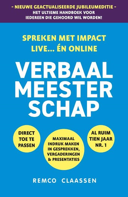 Verbaal Meesterschap, Remco Claassen - Paperback - 9789464372083