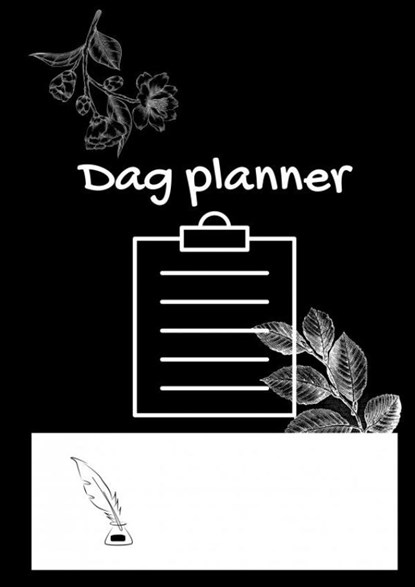 Dag planner A4 zwart/wit, Kris Degenaar - Paperback - 9789464487268