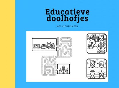 Educatieve doolhofjes voor kinderen, Mieke Stevens - Paperback - 9789464488203