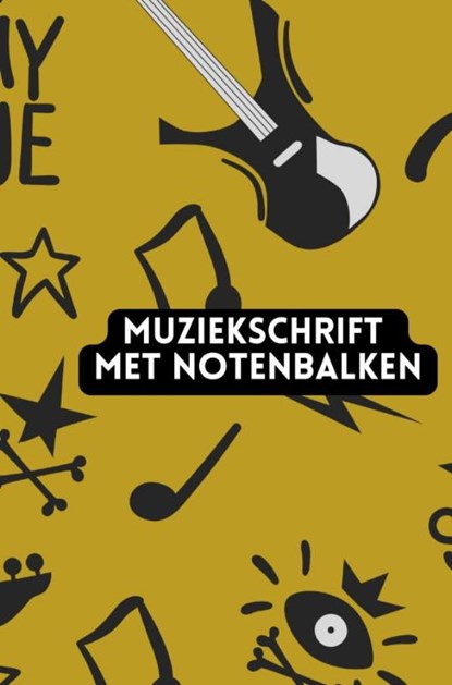 Muziekschrift met notenbalken, Gold Arts Books - Paperback - 9789464489422