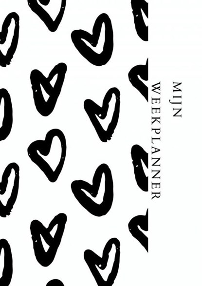 To Do weekplanner hart zwart/wit A4 ongedateerd., Kris Degenaar - Paperback - 9789464489828
