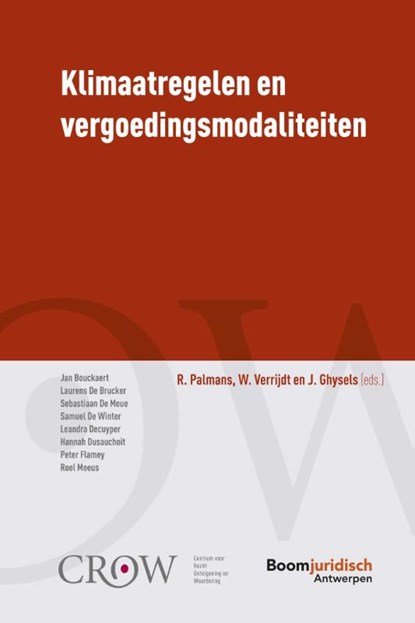 Klimaatregelen en vergoedingsmodaliteiten, Robert Palmans - Paperback - 9789464511130