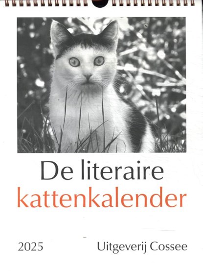 De literaire kattenkalender 2025, niet bekend - Paperback - 9789464521542