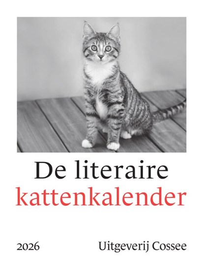 De literaire kattenkalender 2026, niet bekend - Paperback - 9789464521610