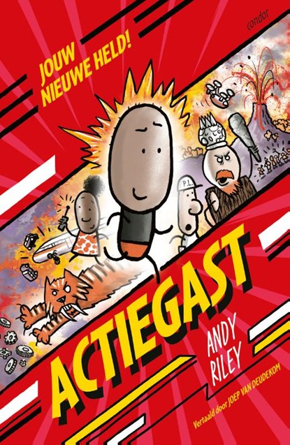 Actiegast, Andy Riley - Gebonden - 9789464530353