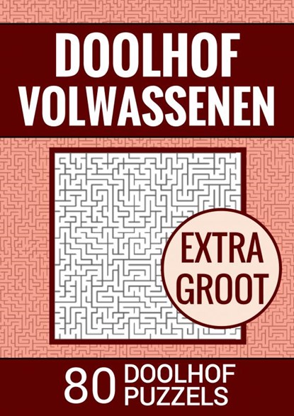 Boek Cadeau - Puzzelboek voor Ouderen, Slechtzienden, Senioren, Oma, Opa - Doolhof voor Volwassenen - Extra Groot, Type XL/XXL, Boek Cadeau - Paperback - 9789464651331