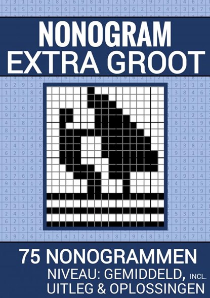 Puzzelboek voor Ouderen, Slechtzienden, Senioren, Opa en Oma: Nonogram Extra Groot, Type XL/XXL, Puzzelboeken & Meer - Paperback - 9789464651379