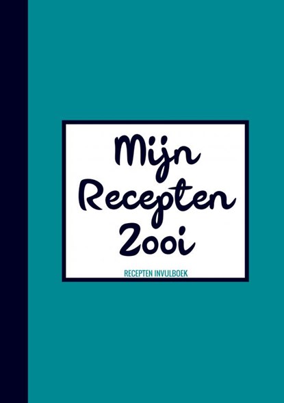Geschenk voor Mannen, Vrouwen, Vriend, Vriendin - Recepten Invulboek / Receptenboek - "Mijn Recepten Zooi", Boek Cadeau - Paperback - 9789464653151