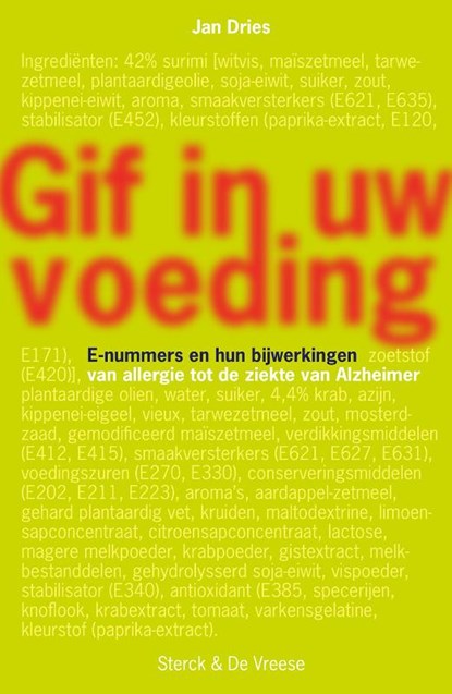 Gif in uw voeding, Jan Dries - Paperback - 9789464711912