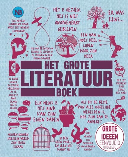 Het grote literatuurboek, Sam Atkinson - Gebonden - 9789464713893