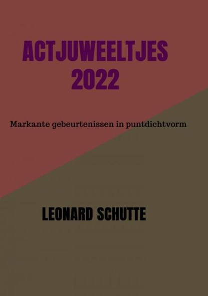 Actjuweeltjes 2022, Leonard Schutte - Paperback - 9789464800722