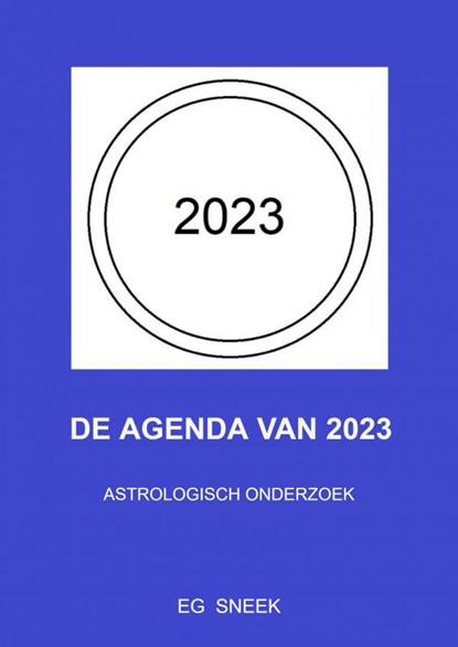 De AGENDA van 2023, Eg Sneek - Paperback - 9789464802191