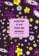 Vergeten Is een Teken van Wijsheid - Wachtwoordenboekje - Originele Cadeaus - 9789464802313