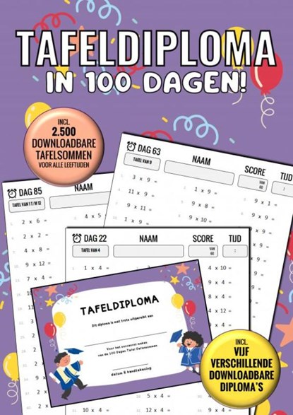 Tafeldiploma in 100 Dagen!, Boeken & Meer - Paperback - 9789464803495