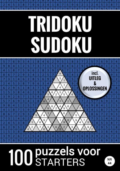 Tridoku Sudoku - 100 Puzzels voor Starters - Nr. 44, Sudoku Puzzelboeken - Paperback - 9789464809756