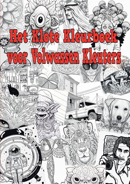 Het Klote Kleurboek voor Volwassen Kleuters, Alain De Ling - Paperback - 9789464810240