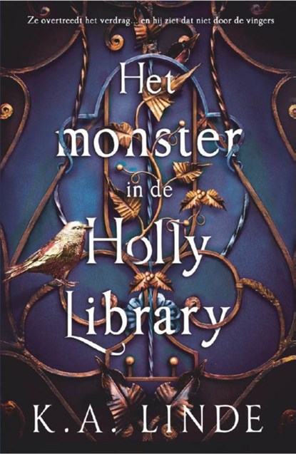 Het monster in de Holly Library, K.A. Linde - Gebonden - 9789464821475