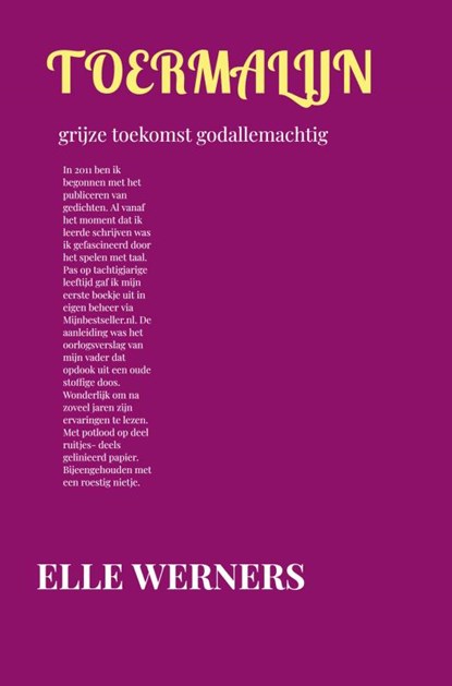 TOERMALIJN, Elle Werners - Paperback - 9789464856804