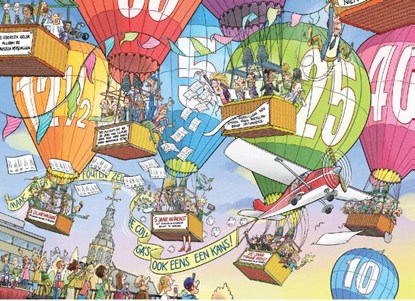 PARTY PUZZLE - JUBILEUM, René Leisink - Gebonden - 9789464860917