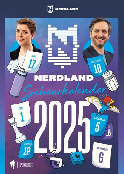Nerdland Scheurkalender 2025, Lieven Scheire ; Hetty Helsmoortel - Paperback - 9789464946697