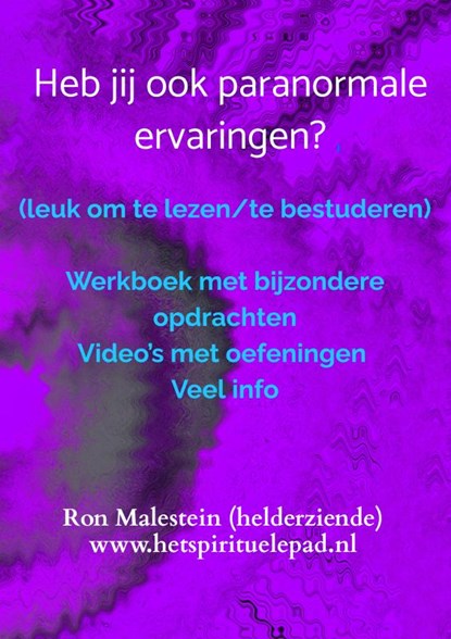 Heb jij ook paranormale ervaringen? (cursusboek), Ron Malestein (helderziende) - Paperback - 9789465012094