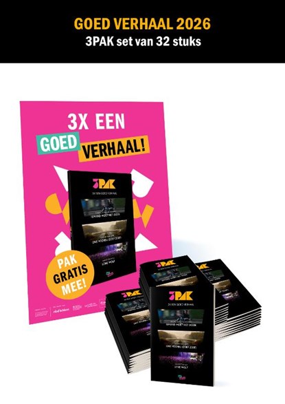 3PAK set van 32 Goed Verhaal 2026, Simone Atangana Bekono ; Harmen van Liemt ; Maren Stoffels - Gebonden - 9789465031231