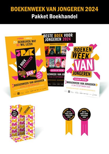 Pakket Boekhandel Boekenweek van Jongeren 2024, niet bekend - Gebonden - 9789465032603