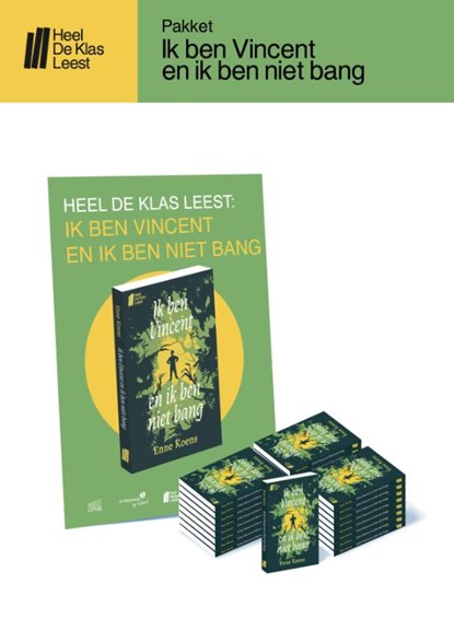 Schoolpakket Heel De Klas Leest 2026 - Ik ben Vincent en ik ben niet bang (PO groep 7-8), Enne Koens - Gebonden - 9789465034232