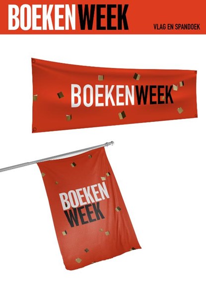 Vlag en Spandoek Boekenweek 2026, niet bekend - Gebonden - 9789465038223