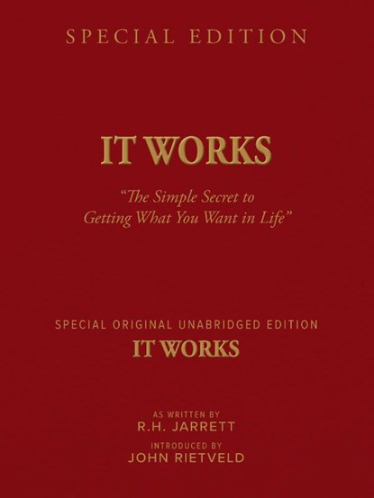 IT WORKS, R.H. JARRETT ; John Rietveld - Paperback - 9789465119038