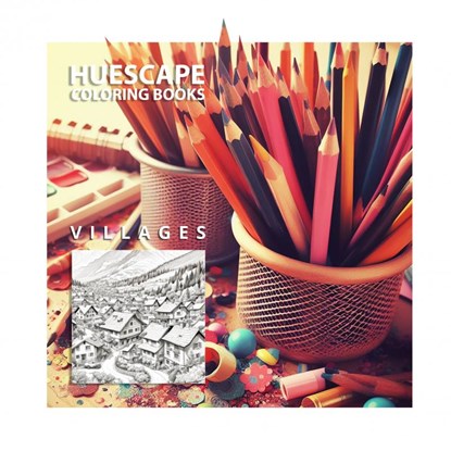 Huescape Kleurboek voor volwassenen - Dorpjes, Scarlett Kimberley - Paperback - 9789465127002