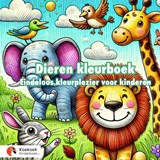 Dieren kleurboek voor kinderen (4-8 jaar) - Koekoek Kinderboek - 9789465128801